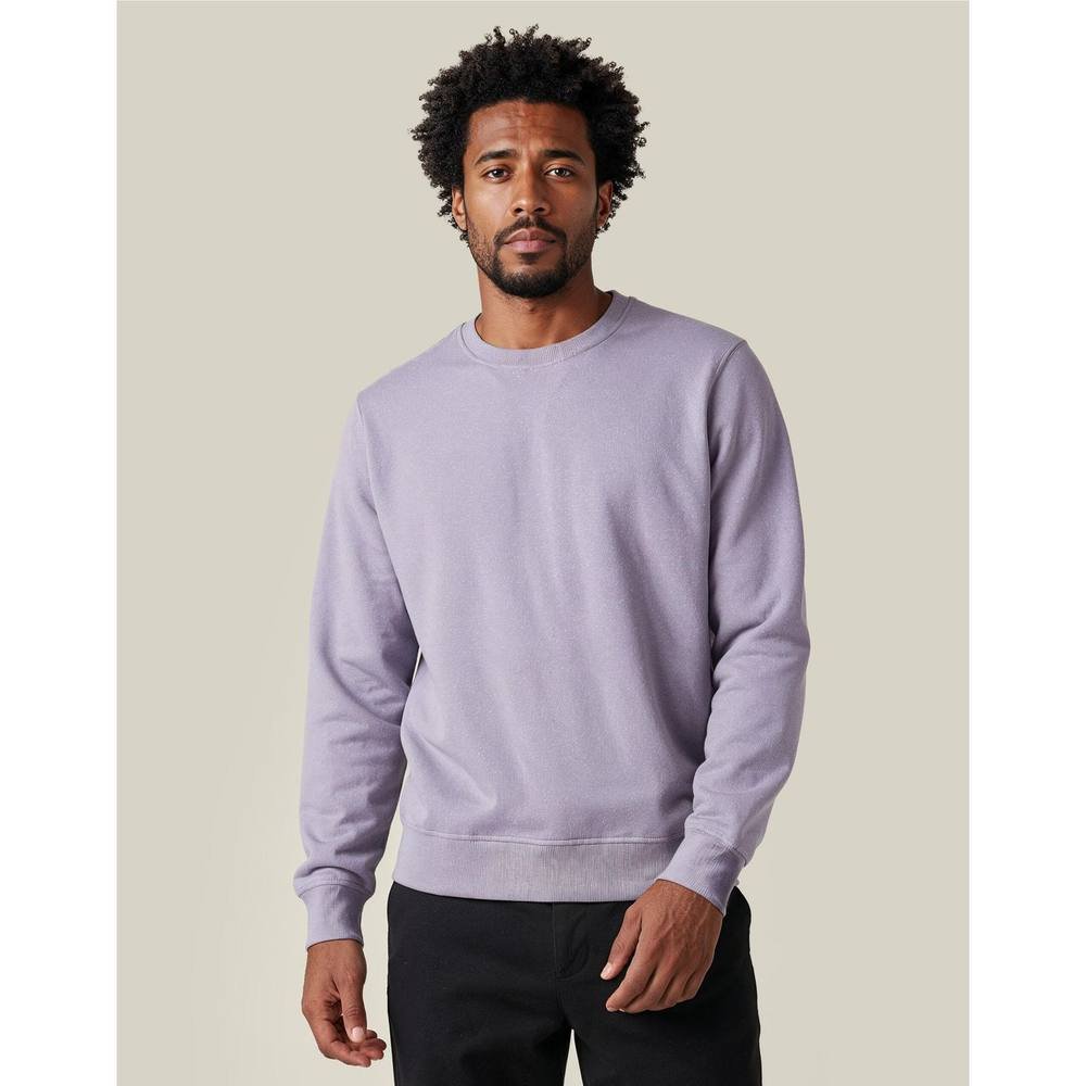 Untagged Movement Untagged Movement Men's Crew Neck Regular Sweatshirt in Lilac - 3