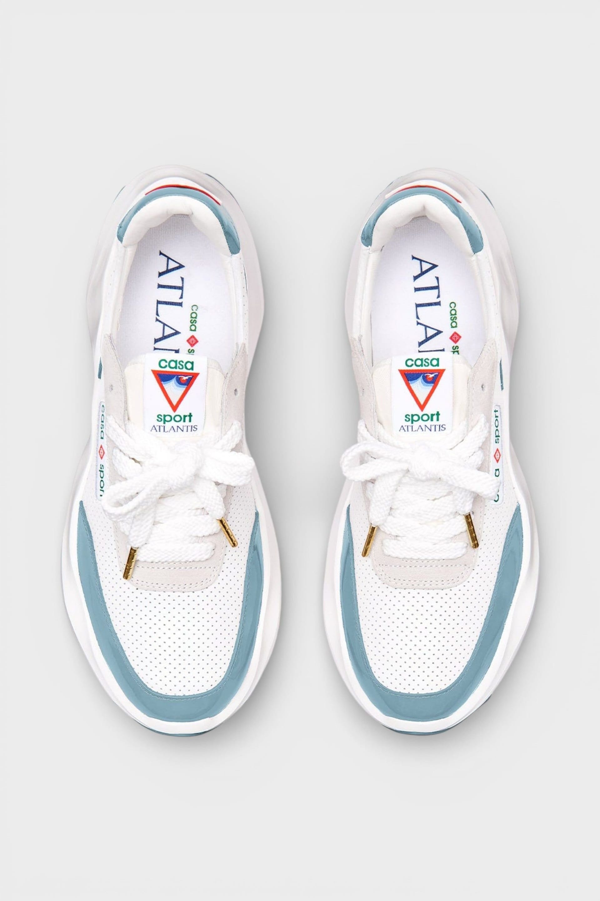 Casablanca Casablanca Men's Atlantis Sneaker White Light Blue - 4