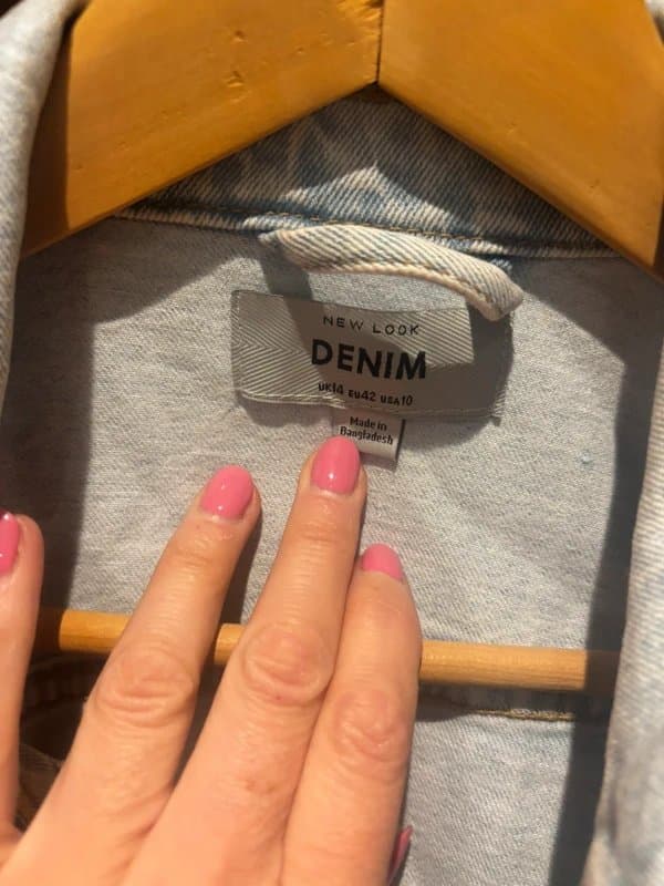 New Look New look denim jacket size 14
