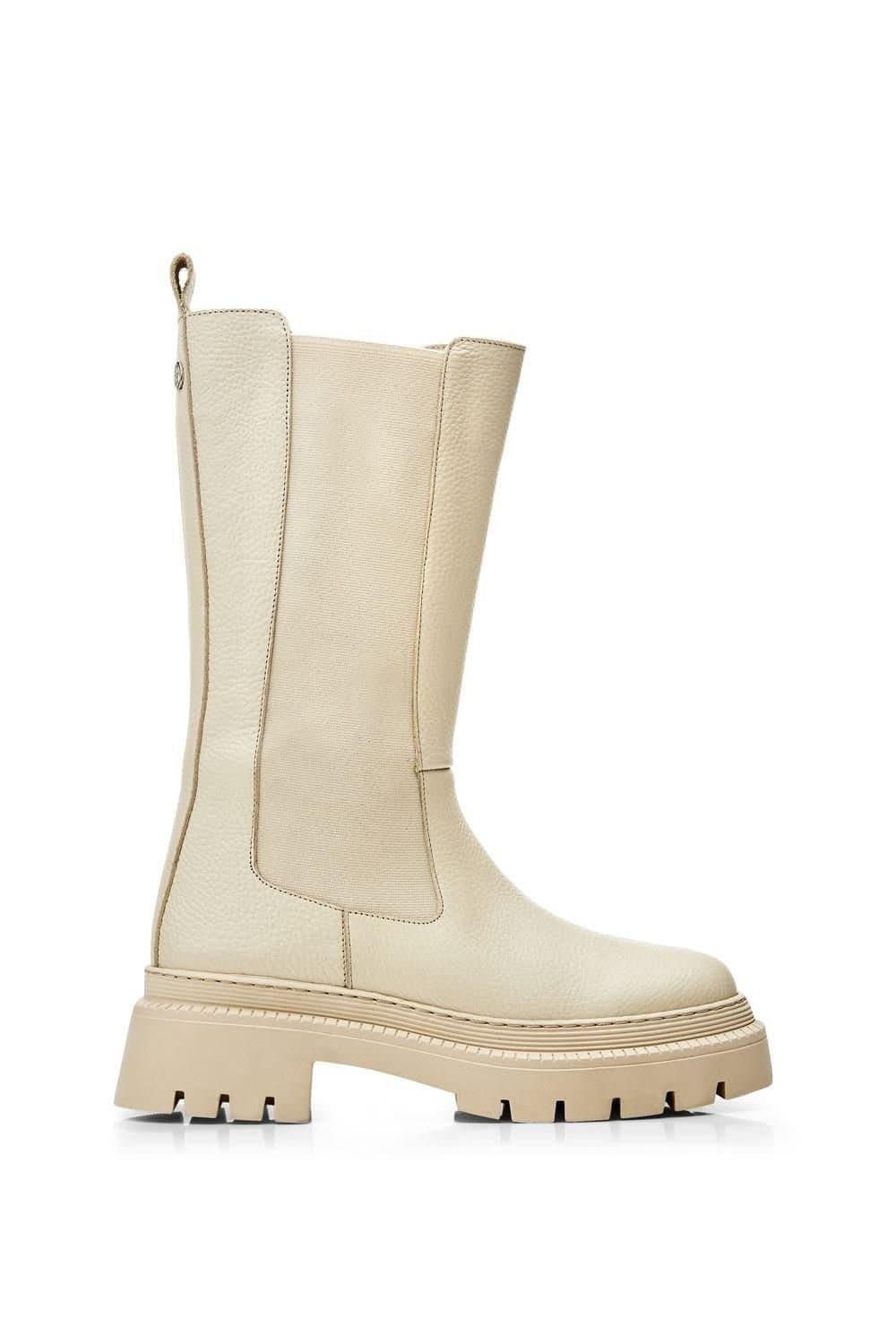 Moda In Pelle Moda In Pelle Cream Leather Ankle Boots