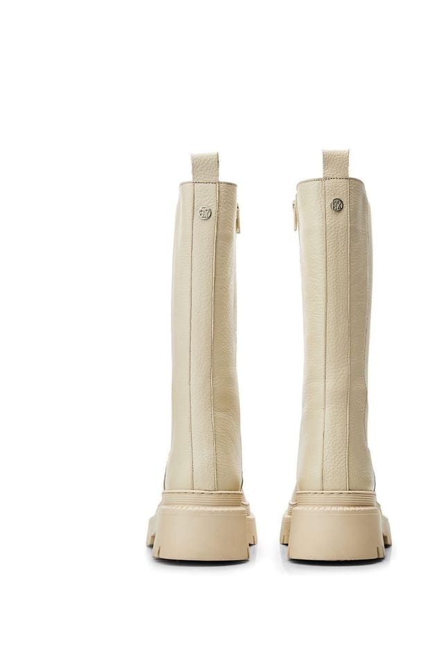 Moda In Pelle Moda In Pelle Women's 'Itzel' Leather Ankle Boots in Cream - 3