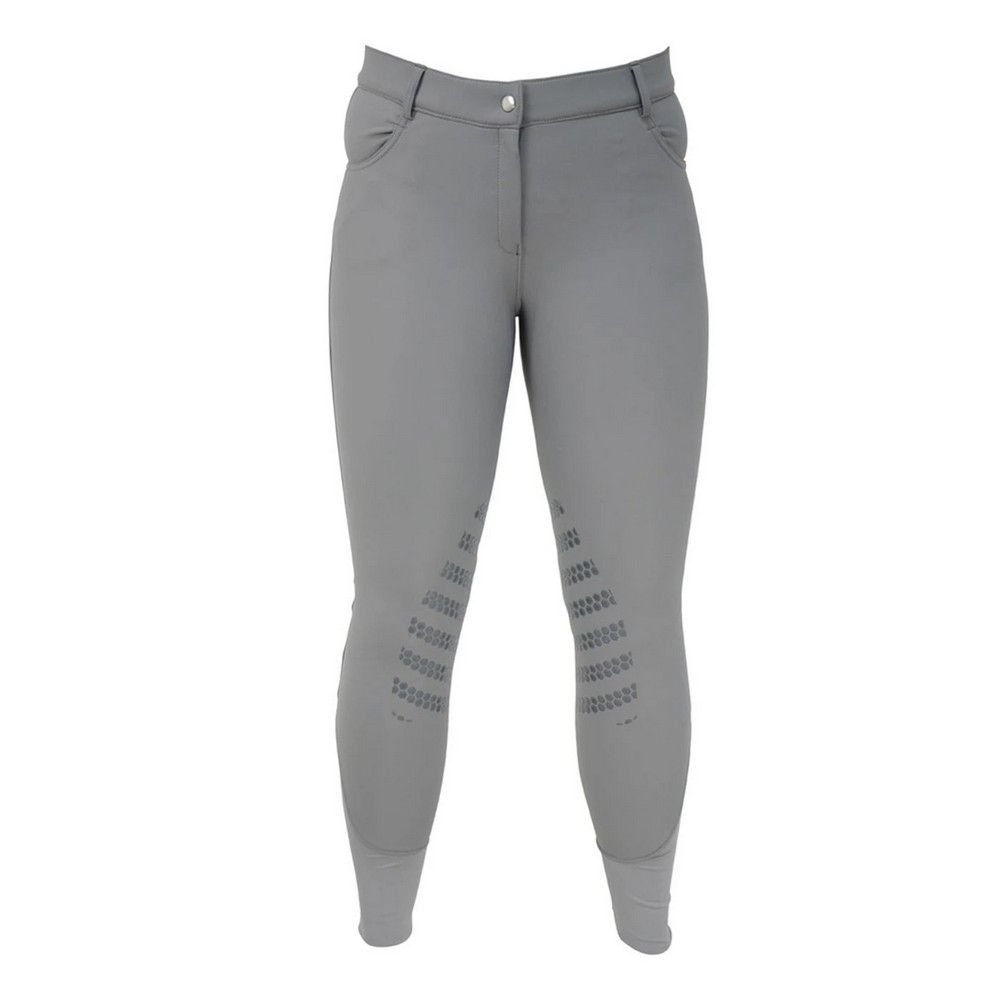 HyPERFORMANCE HyPERFORMANCE Women's Thermal Softshell Breeches in Grey - 2