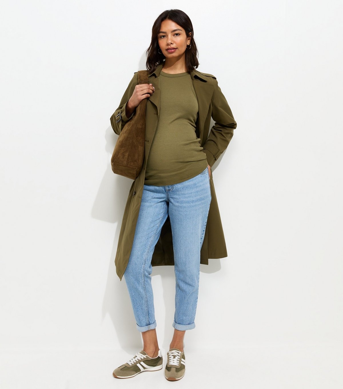 New Look Women's Maternity Khaki Racer Vest Top New Look - 3
