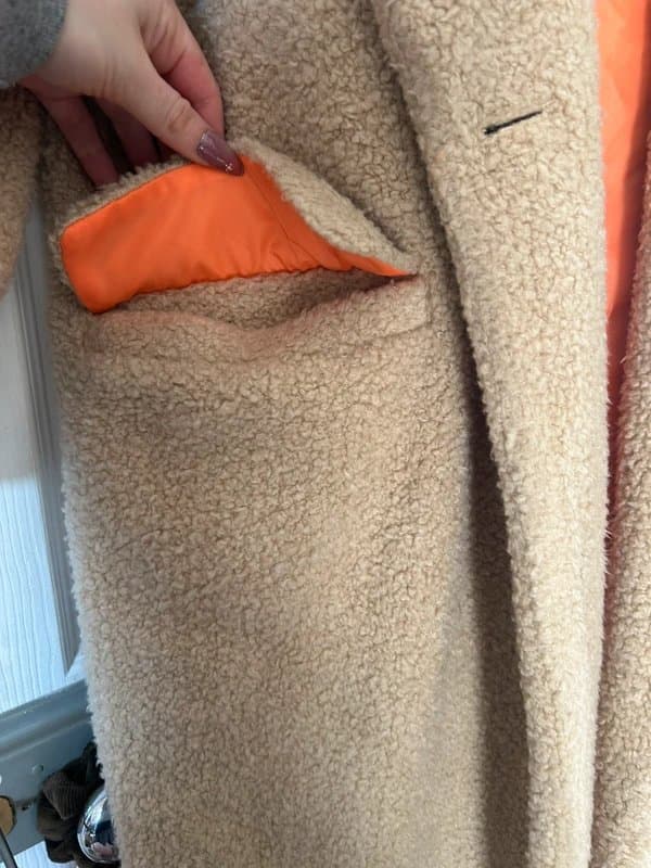 Collusion Collusion longline teddy coat