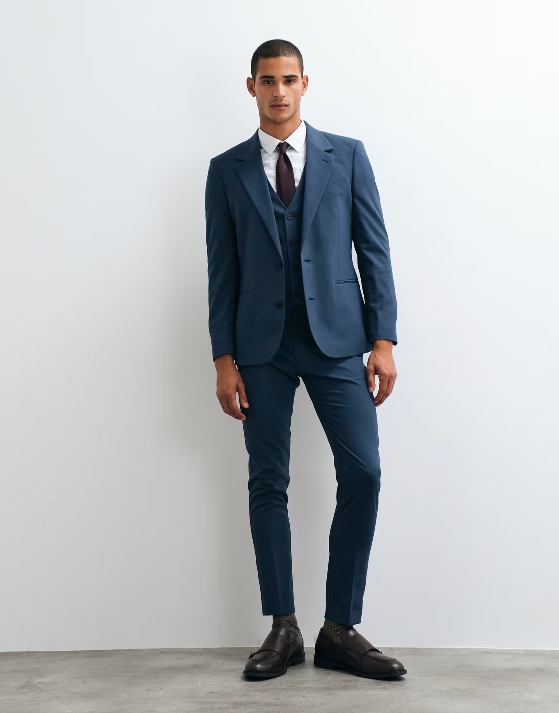ASOS ASOS DESIGN skinny suit trousers in navy