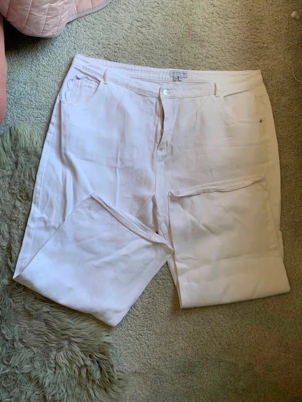 Never Fully Dressed Never fully dressed cream jeans