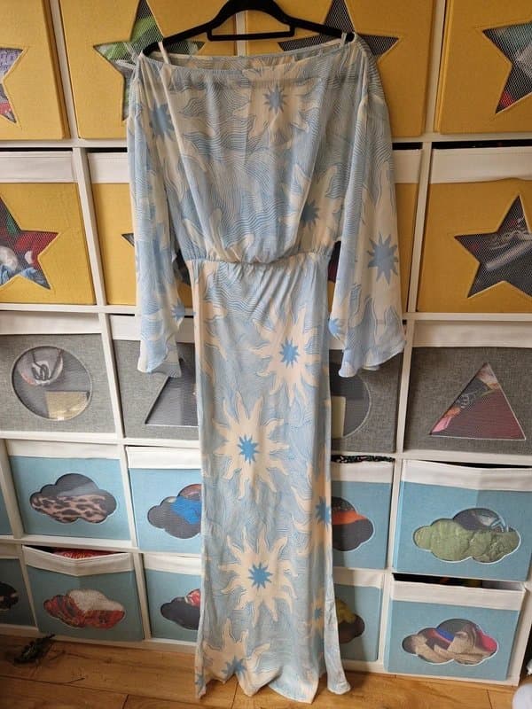 Never Fully Dressed Never fully dressed women's Blue Soleil Ana's Dress size 8 BNWT