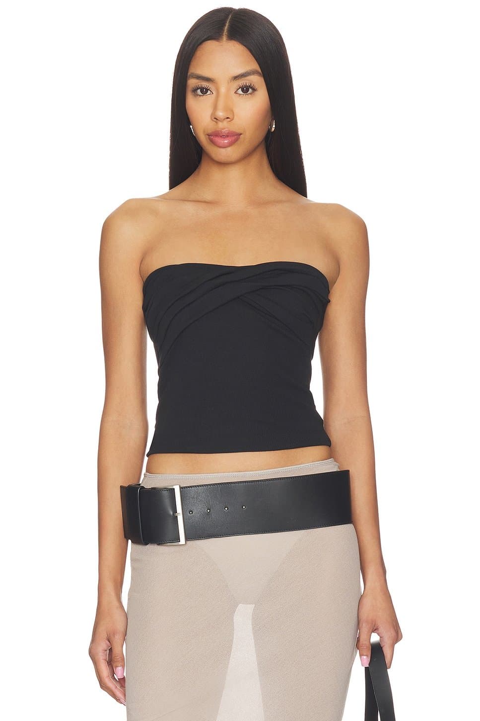 revolve Revolve Black Tube Top by The Line by K