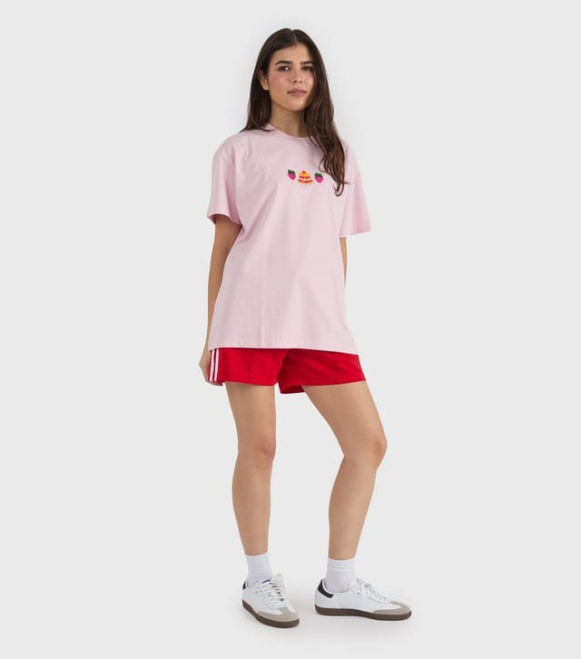 Skinnydip Women's Bright Pink Strawberry Shortcake Printed T-Shirt Skinnydip New Look - 3