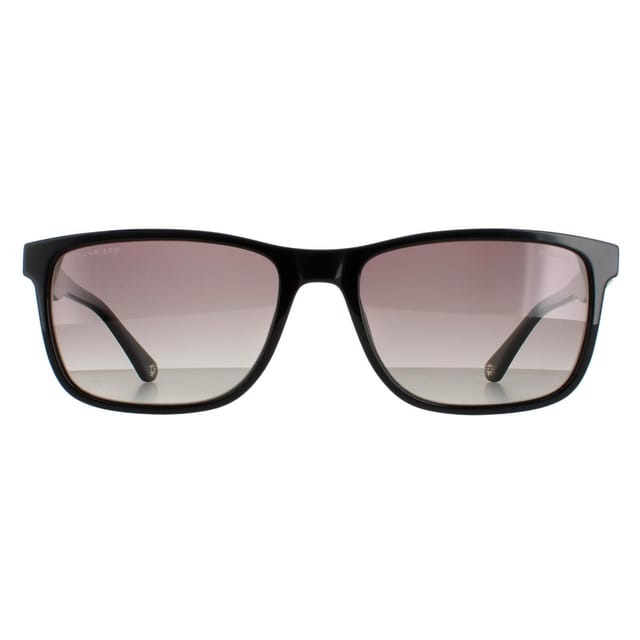 Police Police Men's Rectangle Shiny Black Smoke Gradient Polarised SPLB40N Arcade2 - 2