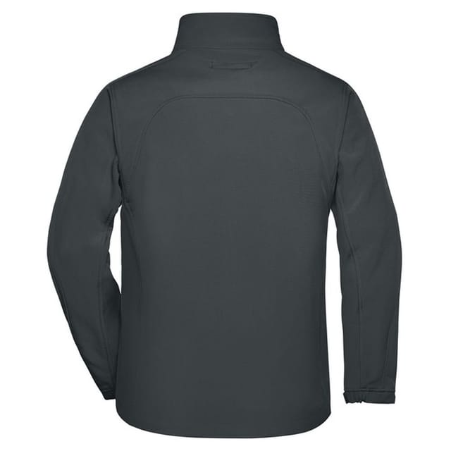 James and Nicholson James and Nicholson Men's Soft Shell Jacket in Dark Grey - 2
