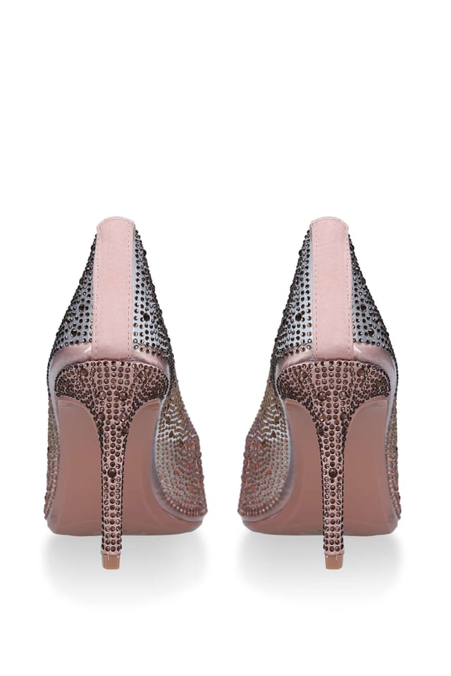Carvela Carvela Women's 'Lovebird Vinyl' Heels in Pale Pink - 3