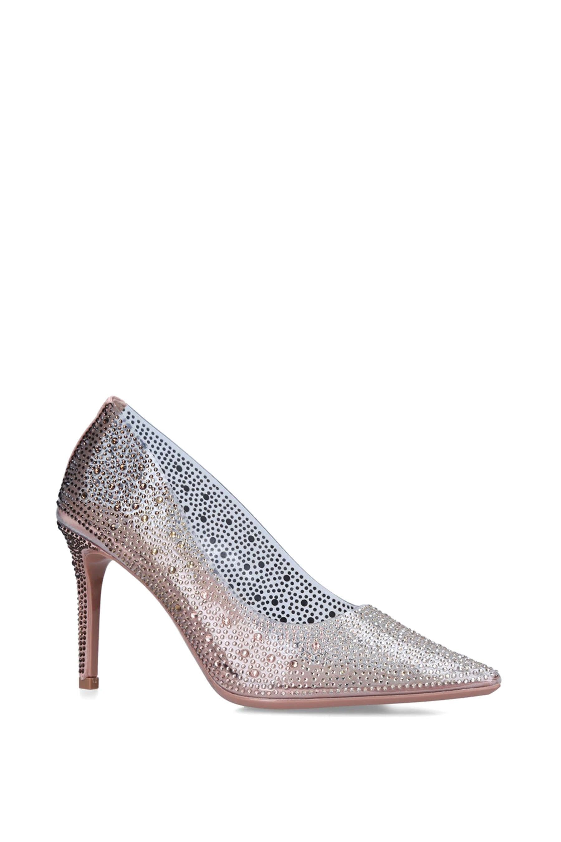 Carvela Carvela Women's 'Lovebird Vinyl' Heels in Pale Pink - 4