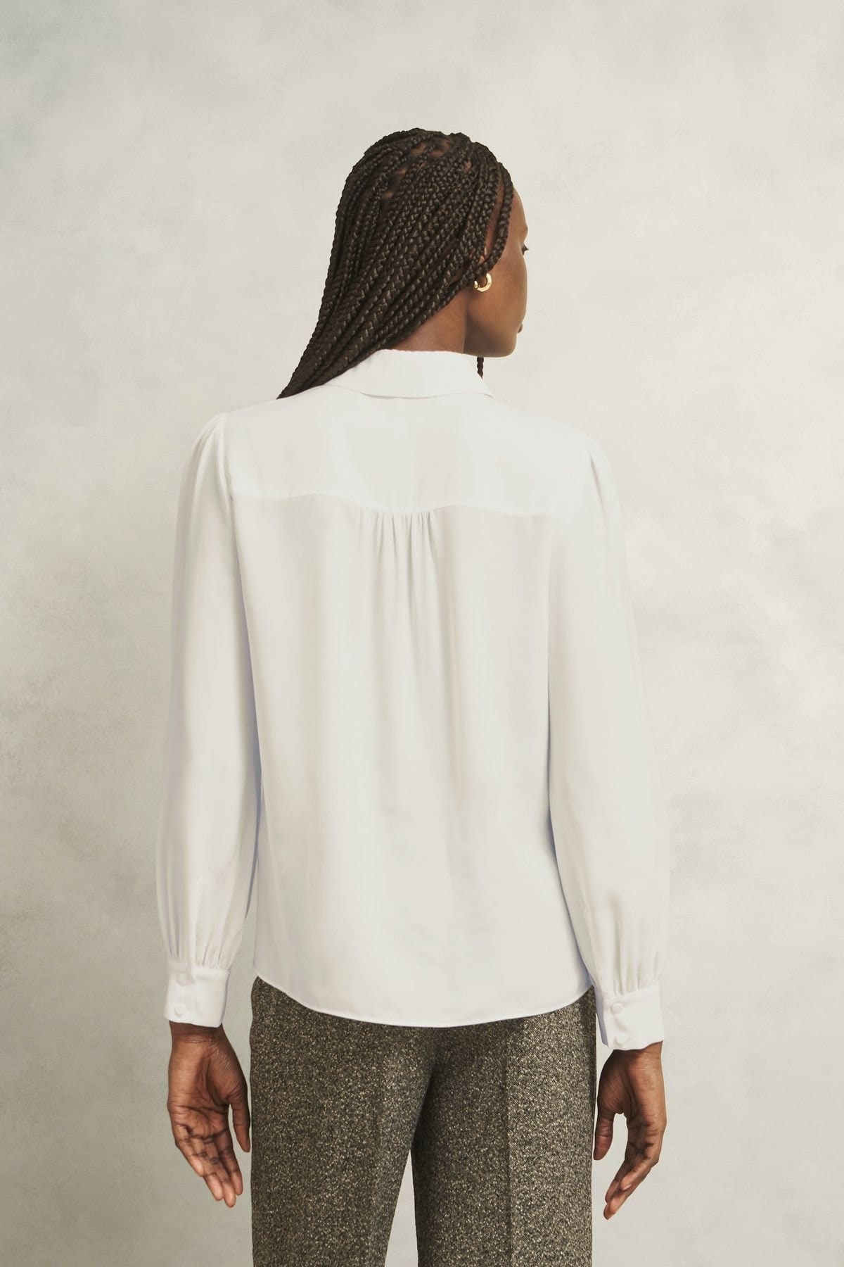 Hobbs London Hobbs London Women's Rose Blouse in Off-White - 4