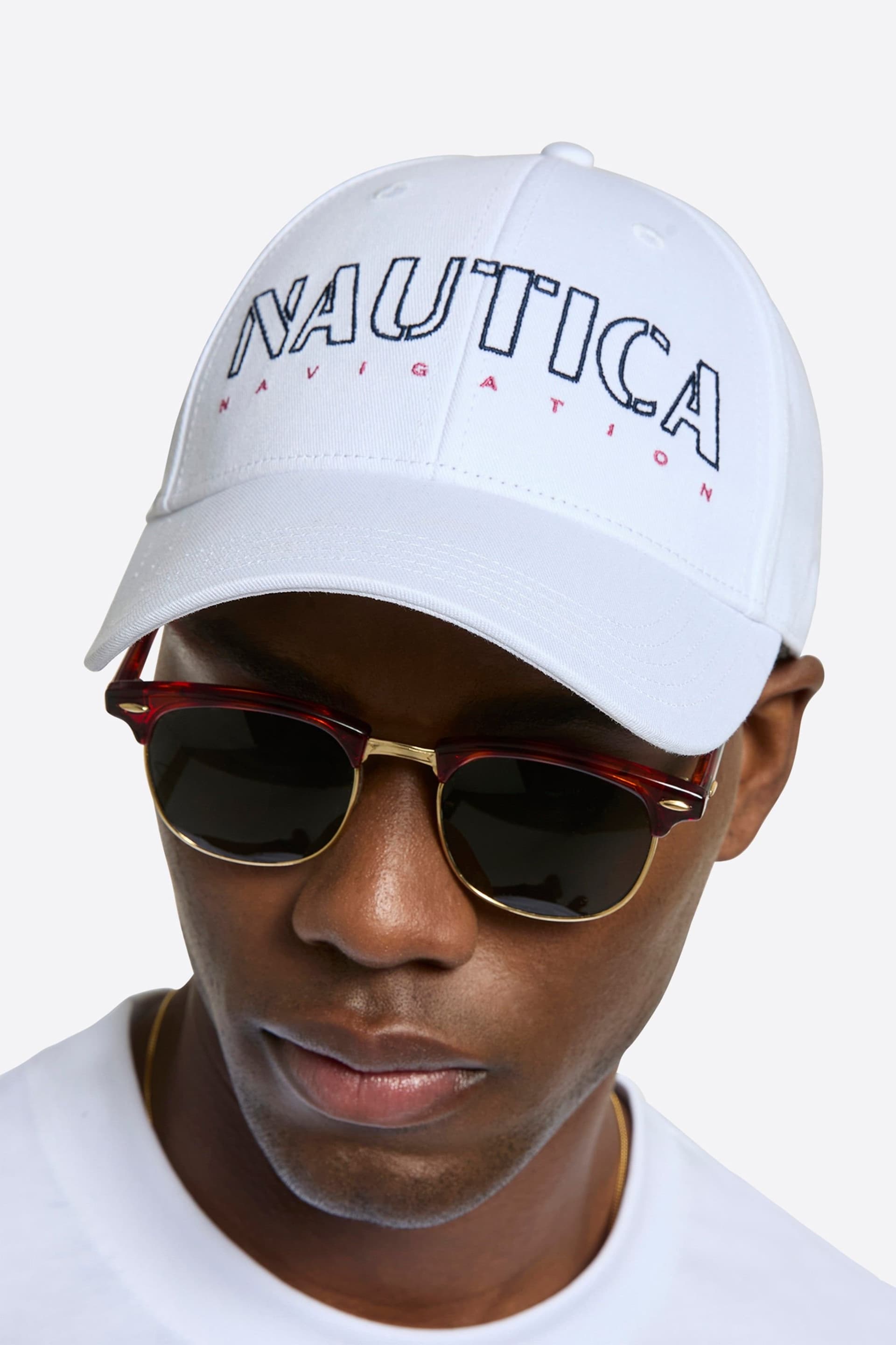 Nautica Nautica Men's Alpine Cap in White