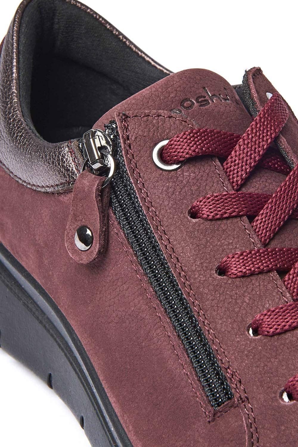 Moshulu Moshulu Women's 'Kensey' Casual Lightweight Trainers in Dark Red - 3