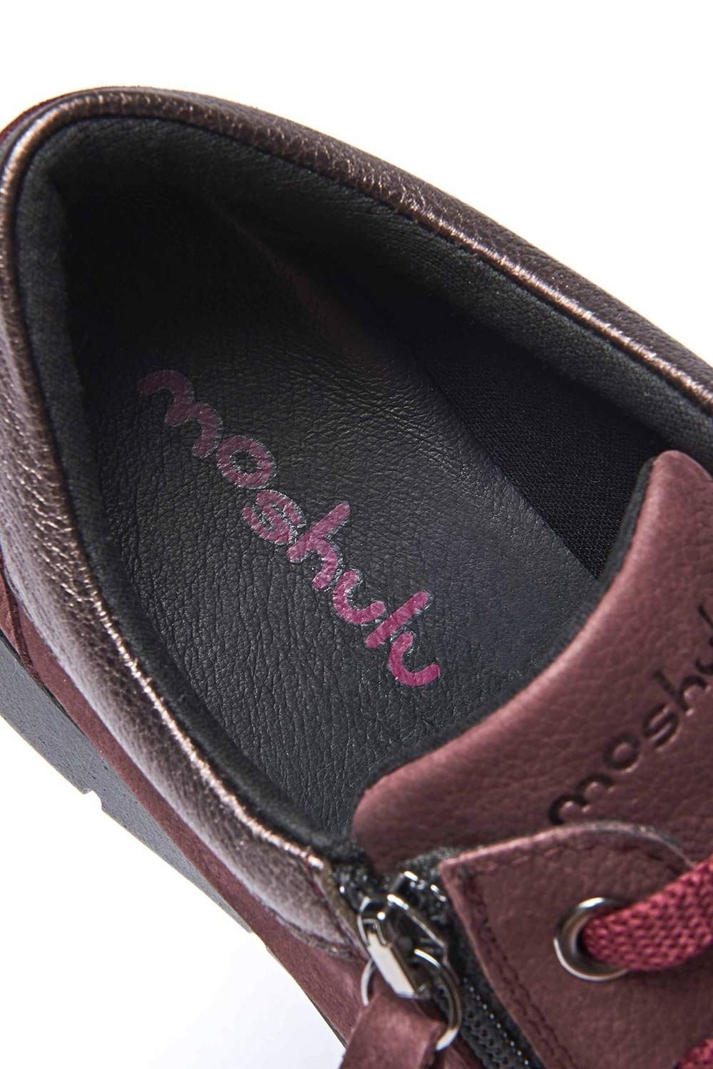 Moshulu Moshulu Women's 'Kensey' Casual Lightweight Trainers in Dark Red - 4