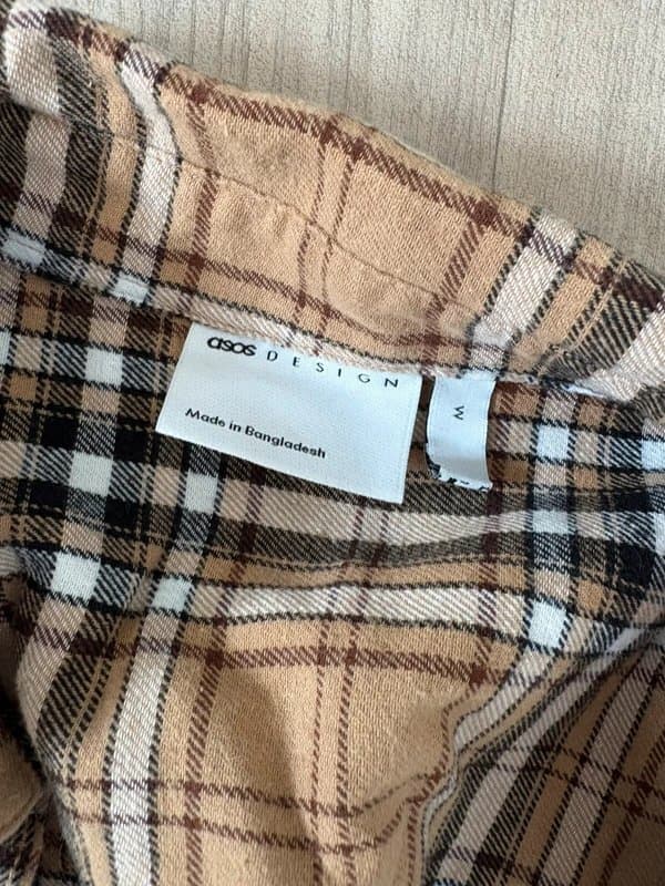 ASOS Design Men’s checked shirt