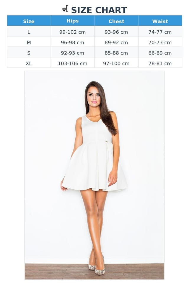 Love Lace Love Lace Women's Feminine Evening Dress with Flared Hem Ala Foam in White - 3