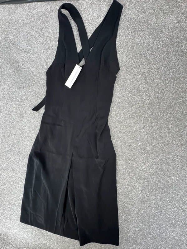 French Connection French Connection Black Cross Back Pinafore Dress Size S | Brand New | RRP: £139