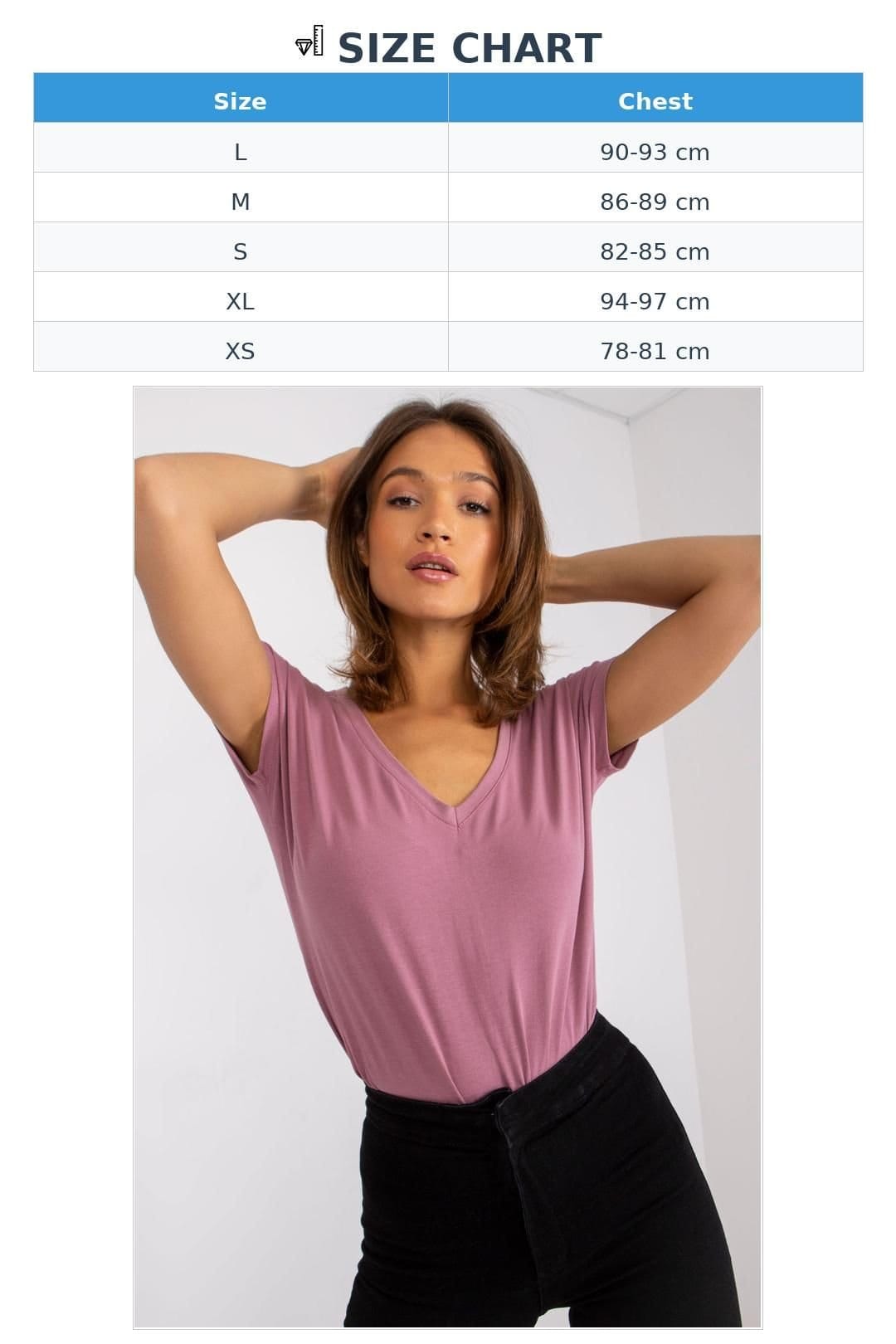 Love Lace Love Lace Women's Short Sleeve Heart Neck T-Shirt for Any Occasion in Pink - 4