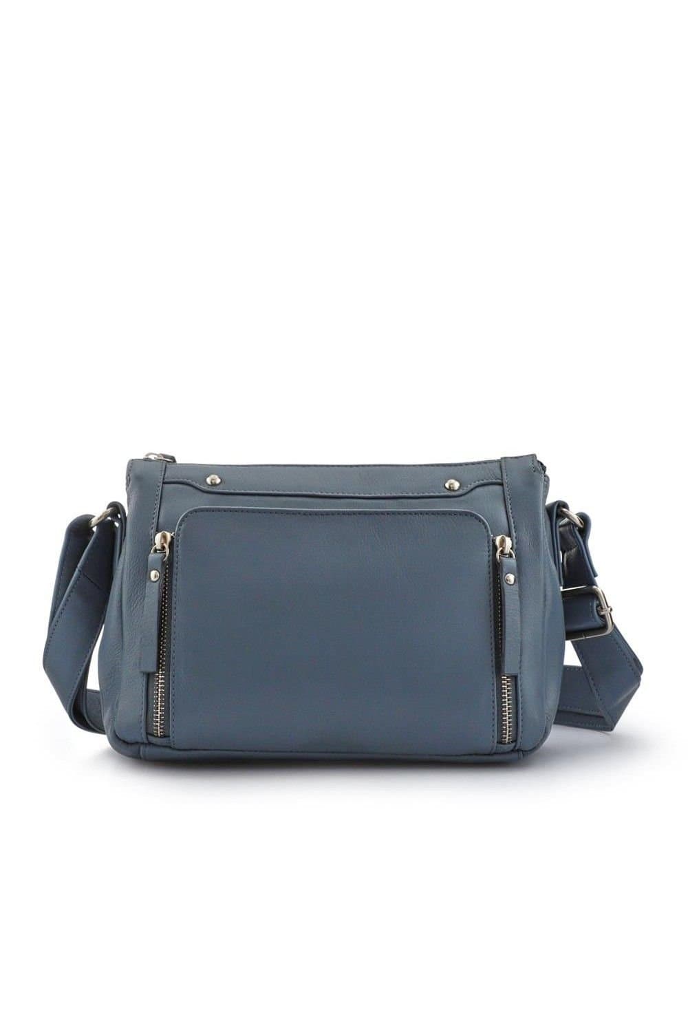 Pavers Pavers Blue Polyester Adjustable Handbag