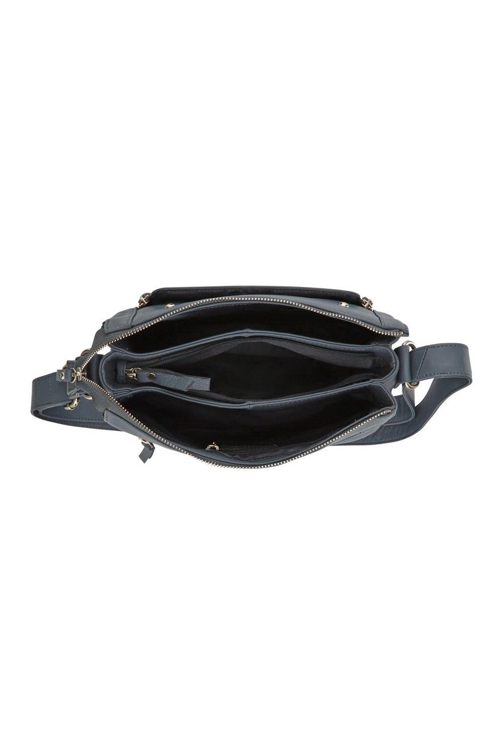 Pavers Pavers Women's Adjustable Multi-Pocket Handbag in Blue - 3