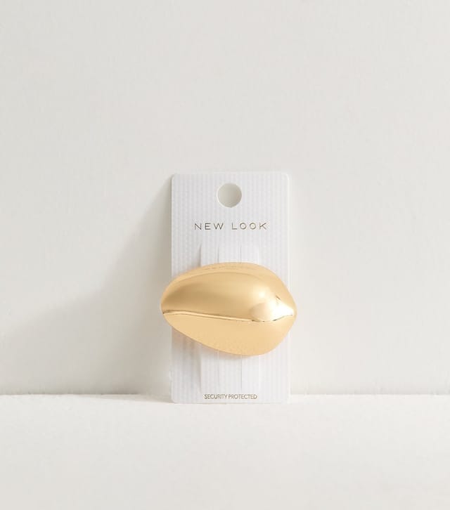 New Look Gold Tone Moulded Hair Slide New Look - 2