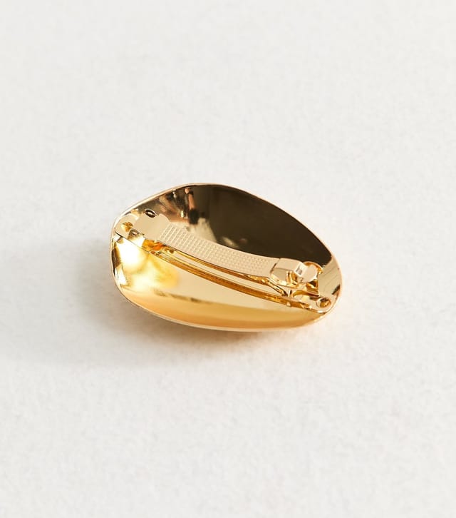 New Look Gold Tone Moulded Hair Slide New Look - 3