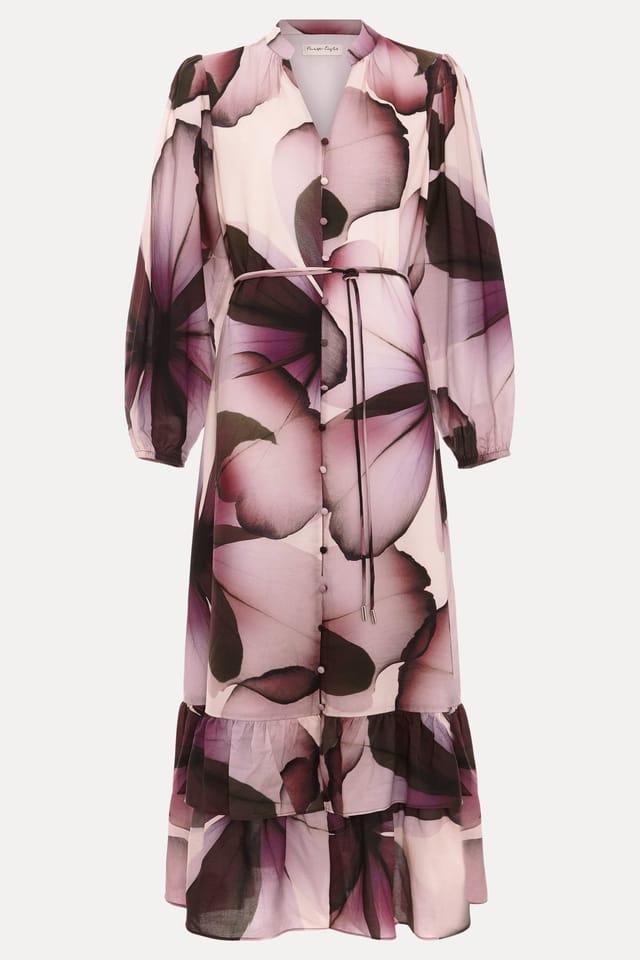 Phase Eight Phase Eight Women's Clarra Floral Dress in Mauve - 2