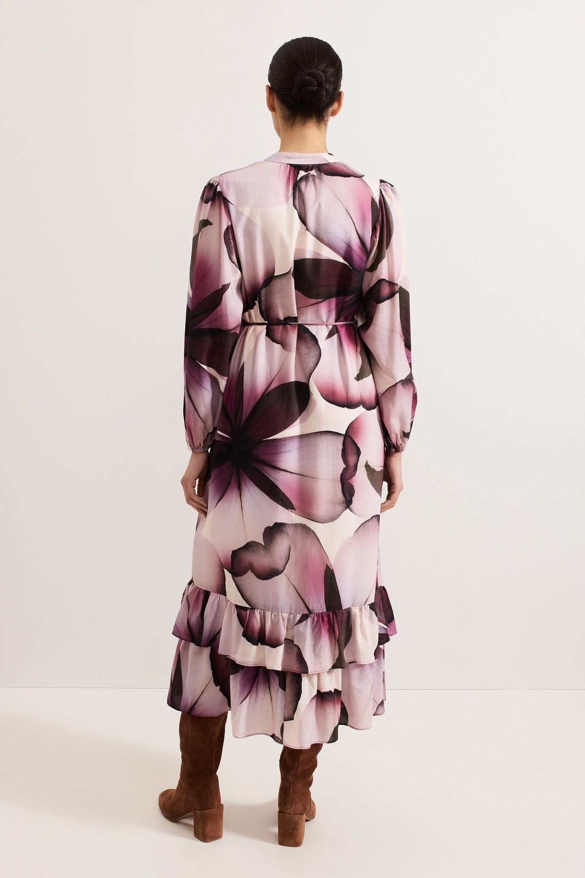 Phase Eight Phase Eight Women's Clarra Floral Dress in Mauve - 4