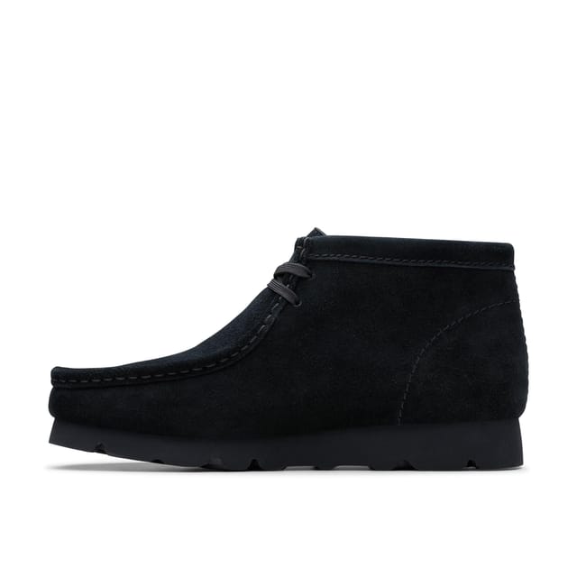 Clarks Clarks Men's Wallabee Boot GORE-TEX Black Suede Ankle Boots, Wallabee, Lace Up - 2
