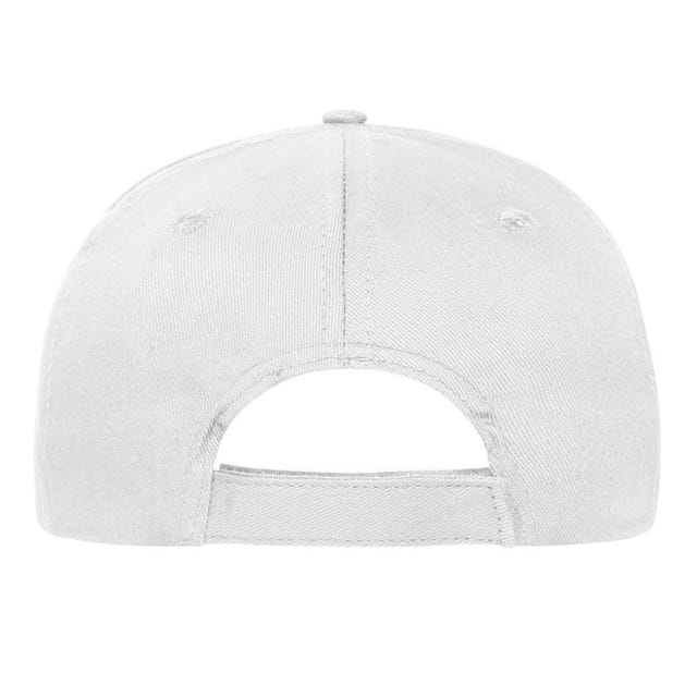Myrtle Beach Myrtle Beach Men's 6 Panel Cotton Baseball Cap in White - 2