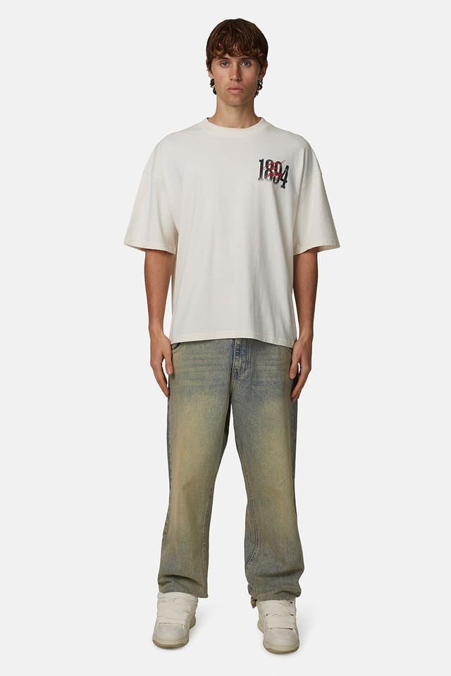 Good For Nothing Good For Nothing Men's Boxy Fit Graphic Tee in White - 3