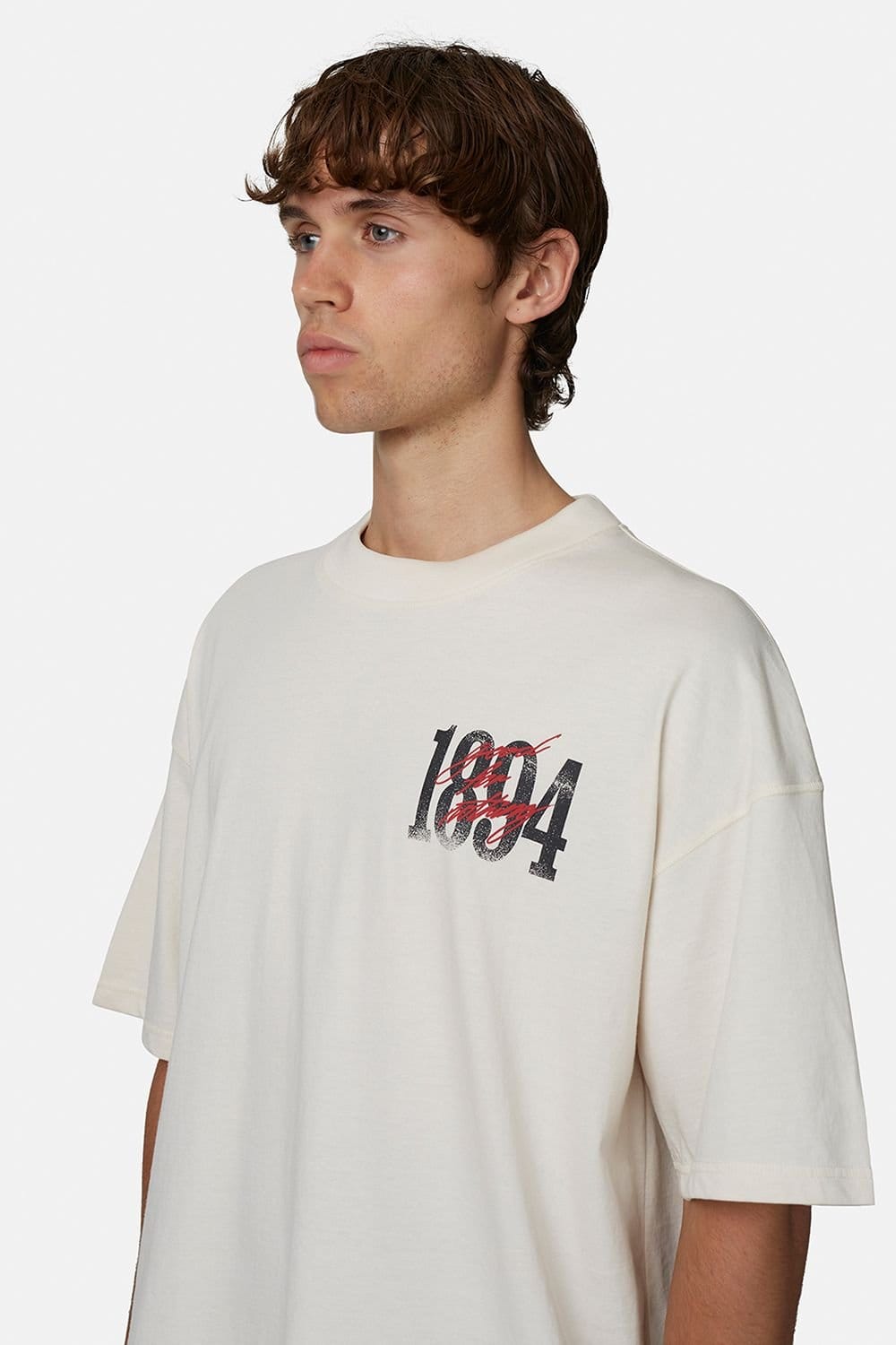 Good For Nothing Good For Nothing Men's Boxy Fit Graphic Tee in White - 4