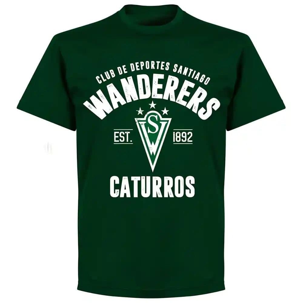 Santiago Wanderers Santiago Wanderers Men's Established T‑shirt in Green