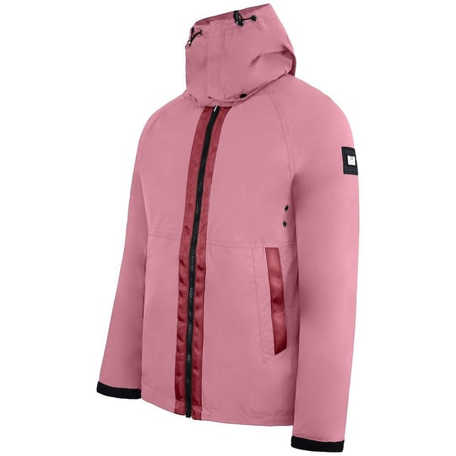 Weekend Offender Weekend Offender Men's Long Sleeve Zip Up Vienna Rhubarb Jacket in Pink - 3