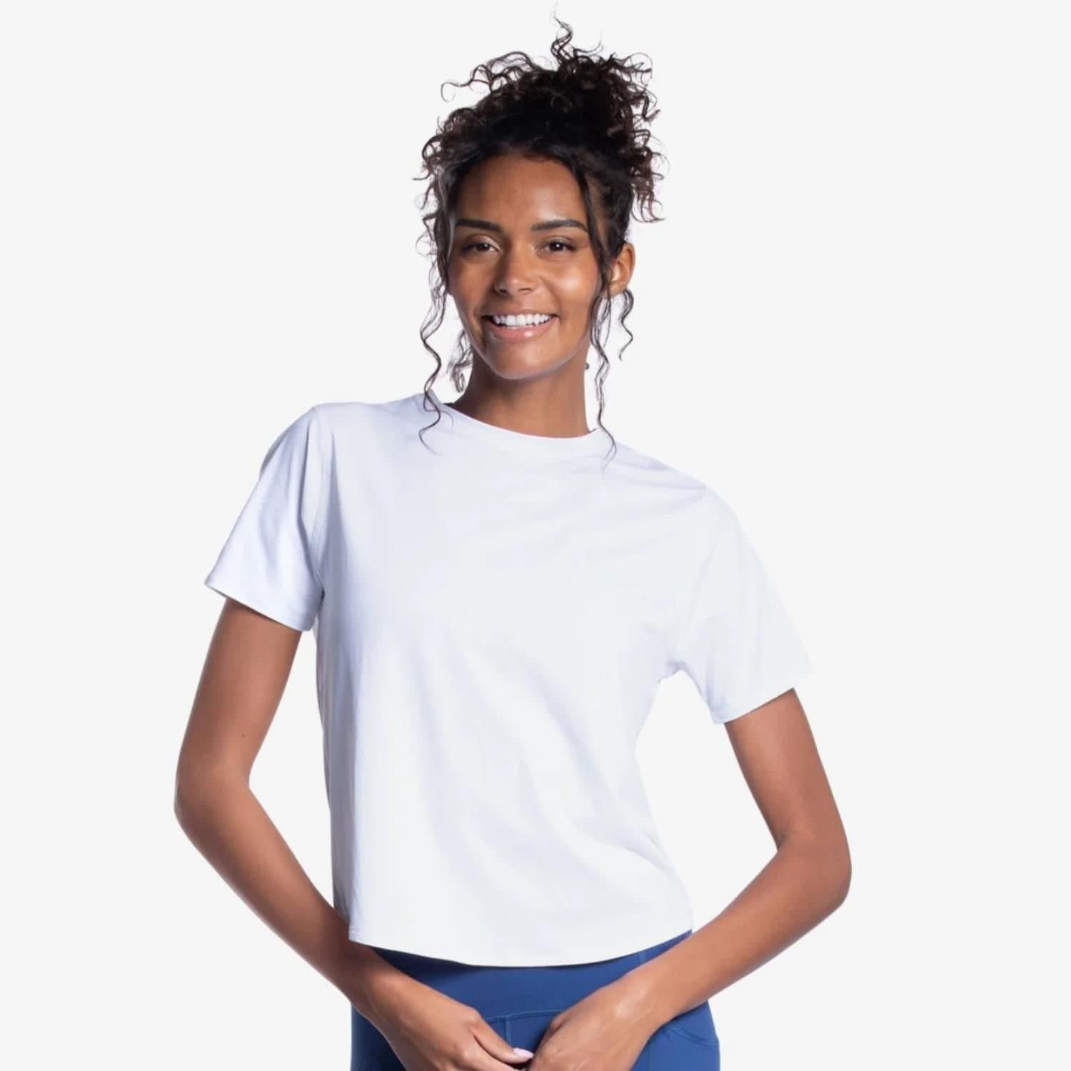 BloqUV BloqUV White Relaxed Fit Sun Protection T-Shirt