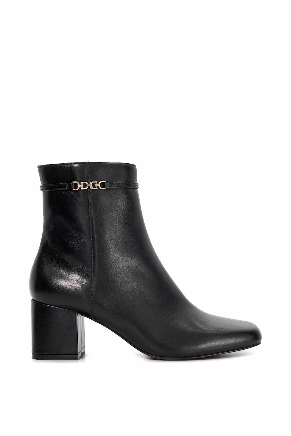 Dune London Dune London Women's 'Oaklee' Leather Ankle Boots in Black
