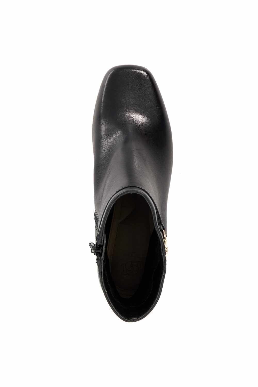 Dune London Dune London Women's 'Oaklee' Leather Ankle Boots in Black - 4