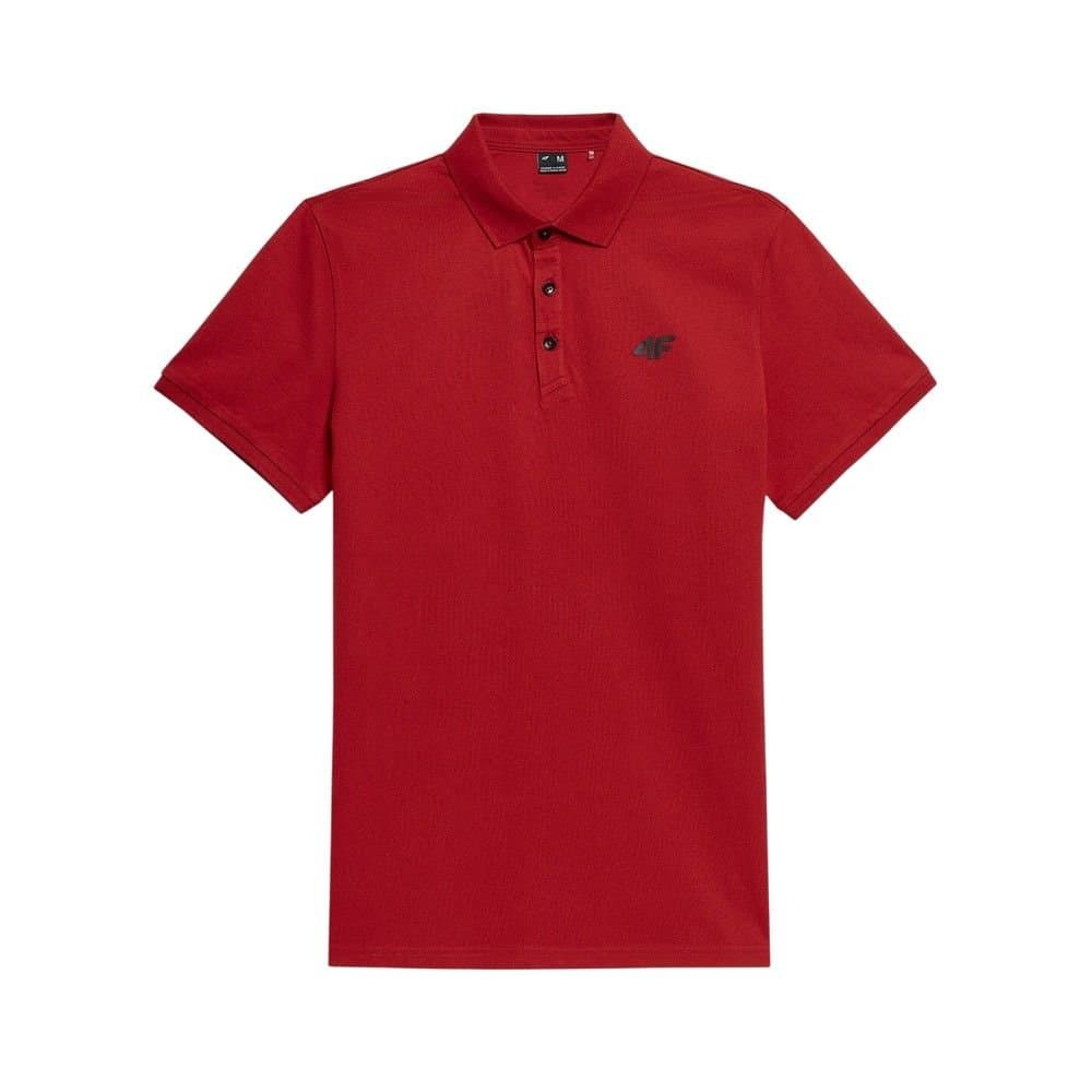 4F 4F Men's H4L22 TSM355 Polo Shirt in Red