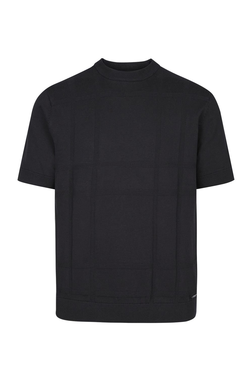 Luke 1977 Luke 1977 Men's Lerwick Knitted T-shirt in Black - 4