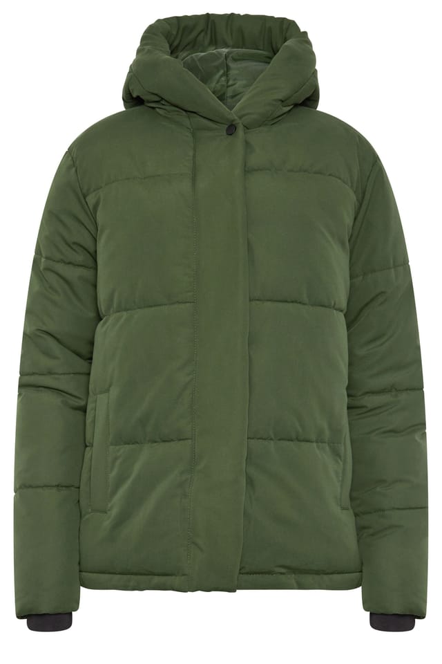 Long Tall Sally Long Tall Sally Women's Tall Padded Coat in Olive - 2