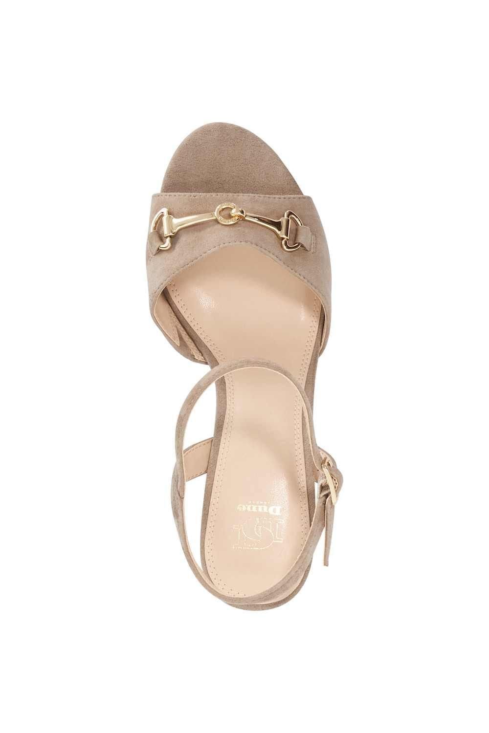 Dune London Dune London Women's 'Jayar' Suede Sandals in Natural - 4