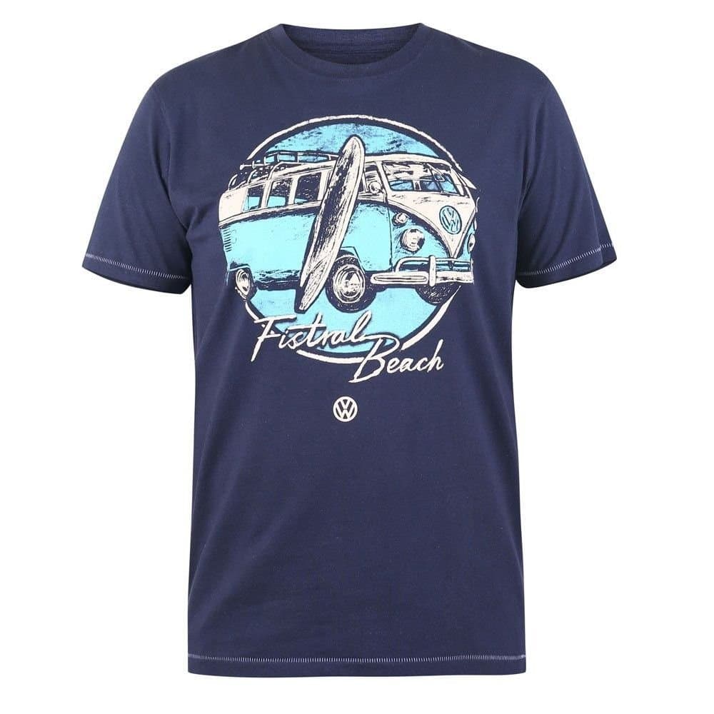 Duke Clothing Duke Clothing Men's D555 Winterton Volkswagen Kingsize T-Shirt in Navy