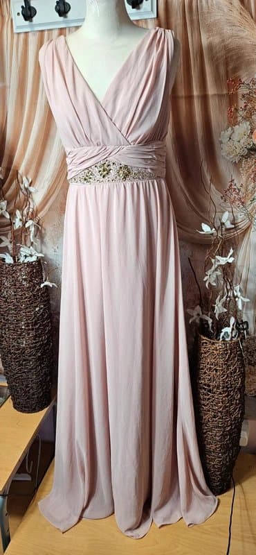 Eliza J Eliza J blush pink embellished prom occassion dress size 8