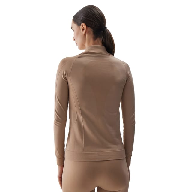 4F 4F Women's WAW24USEAF156 Thermoactive T-Shirt in Light Brown - 2