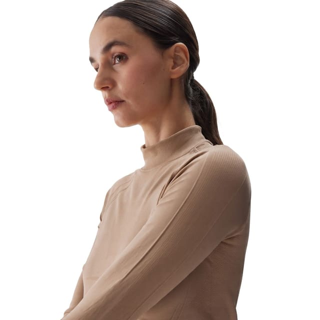 4F 4F Women's WAW24USEAF156 Thermoactive T-Shirt in Light Brown - 3