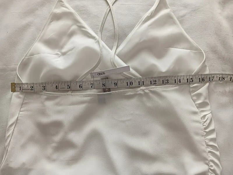 ASOS Asos White Strappy Top BNWT Size 12