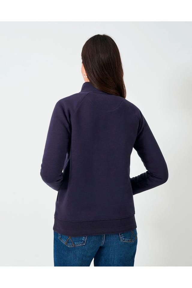 Crew Clothing Crew Clothing Women's Half Zip Sweat Navy - 3